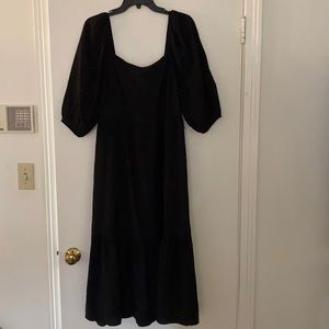 Square neck midi dress -worn once